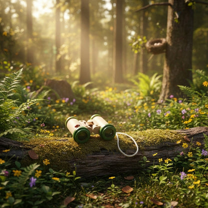 Wooden Outdoor Explorer Binoculars for Kids